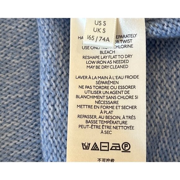 NWT Free People Solid Viola Sweater Mini Periwinkle Combo - Picture 7 of 8